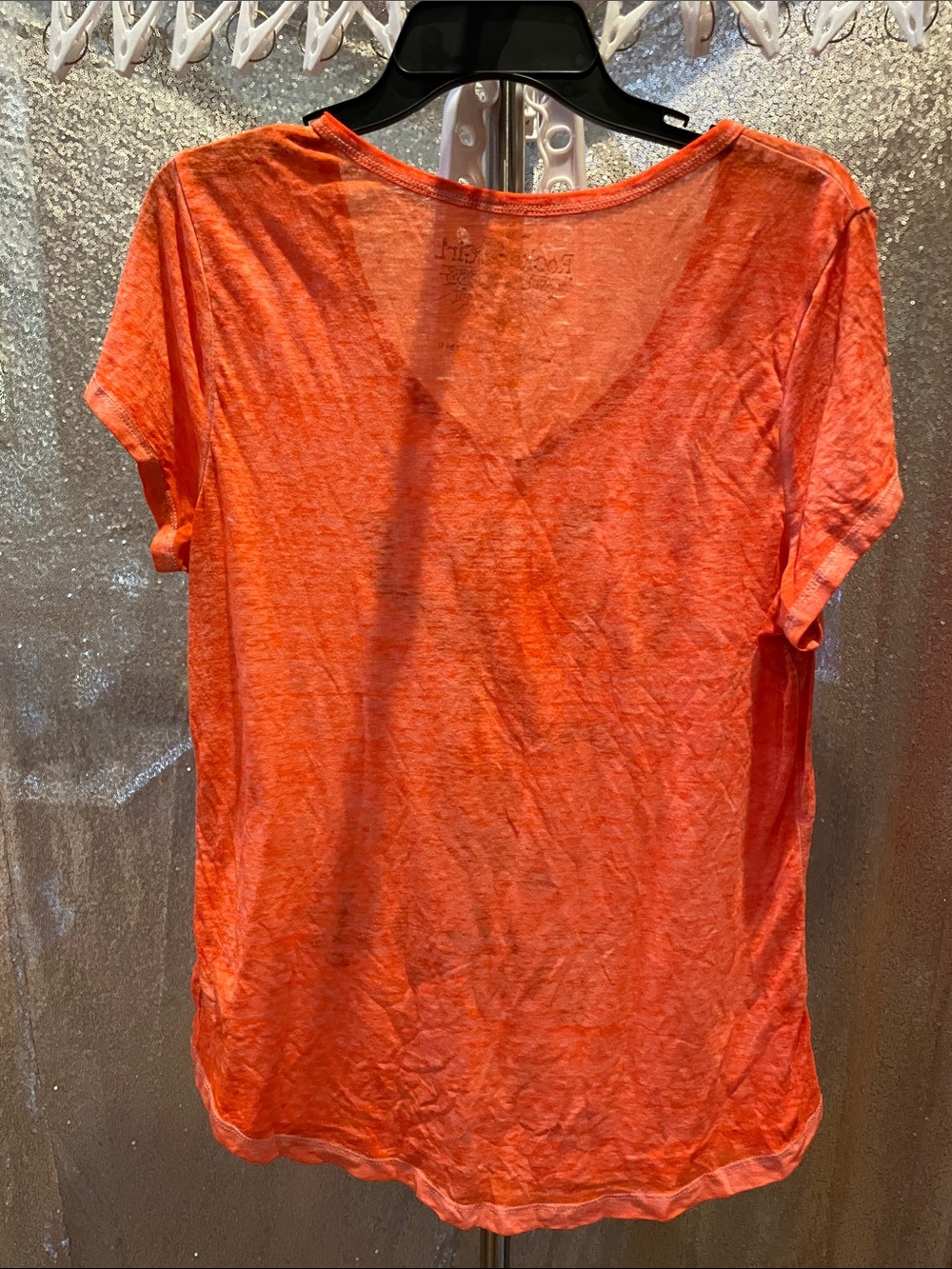 ALL ACCESS Rocker Girl Orange Tie-Dye Tee - Picture 4 of 6